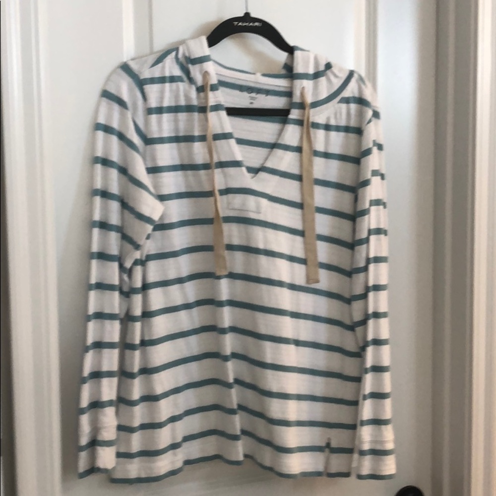 LOFT a hooded pullover